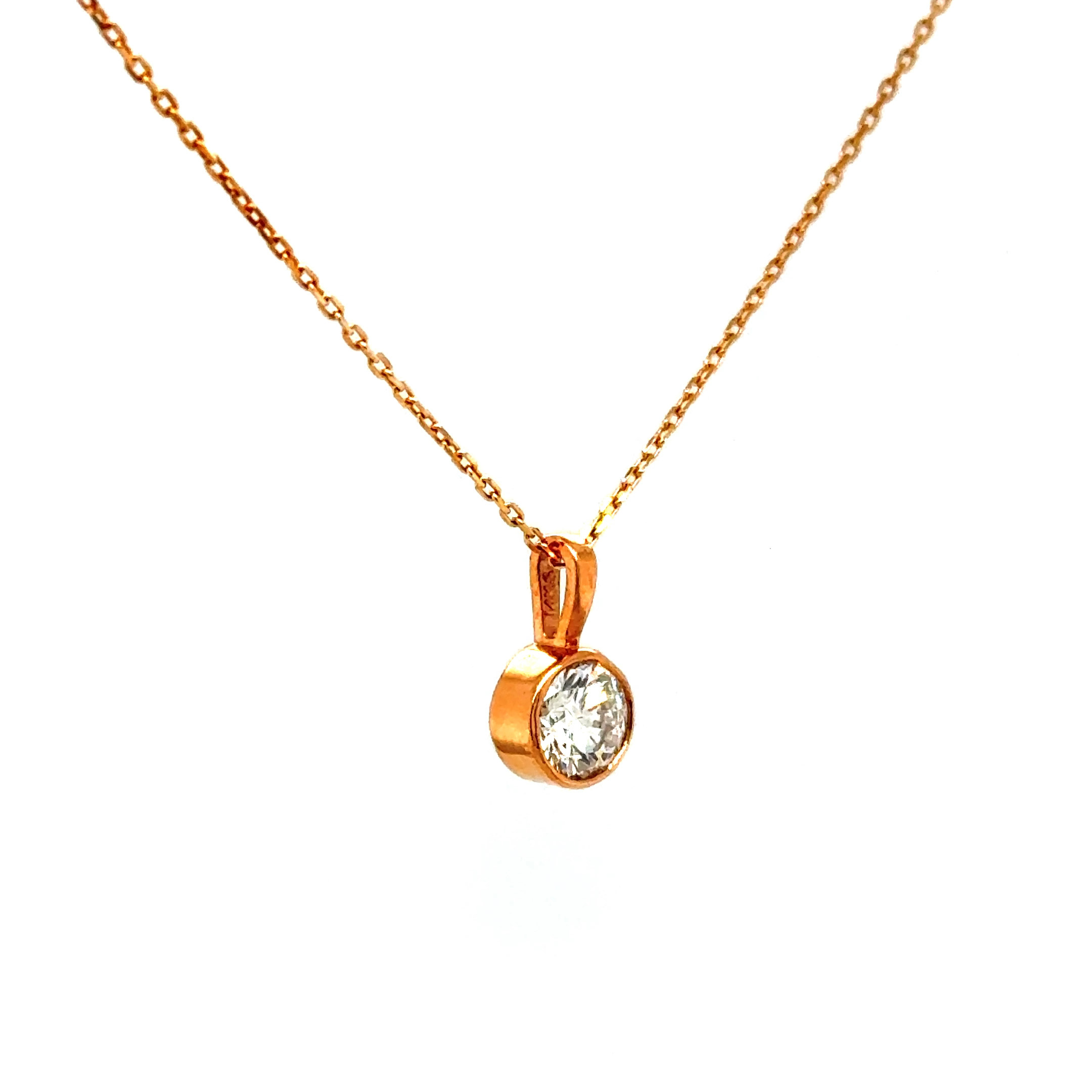 14KYG .37ct RBC K-VS2 pend