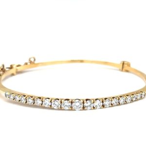 14KYG 1.00ctw G-H VS Bangle