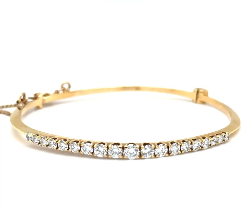 14KYG 1.00ctw G-H VS Bangle